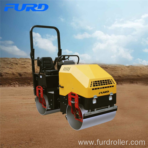 Electric Start Diesel Small Steel Drum Vibration Roller With 30KN Vibration Capacity